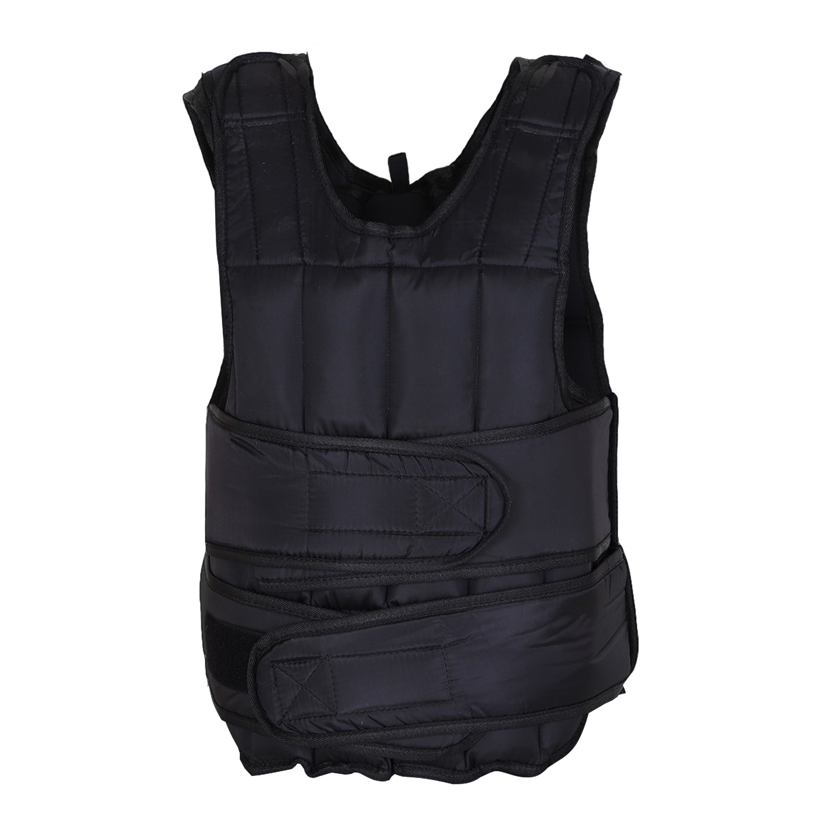 HOMCOM 20kg Adjustable Metal Sand Weight Vest Black