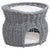 PawHut 2-Tier Elevated Cat Bed Basket W/Cushion-Grey