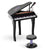 HOMCOM Mini Electronic Piano W/Stool-Black