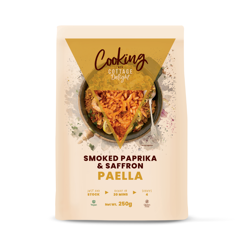 Cooking with Cottage Delight Smoked Paprika & Saffron Paella (250g)