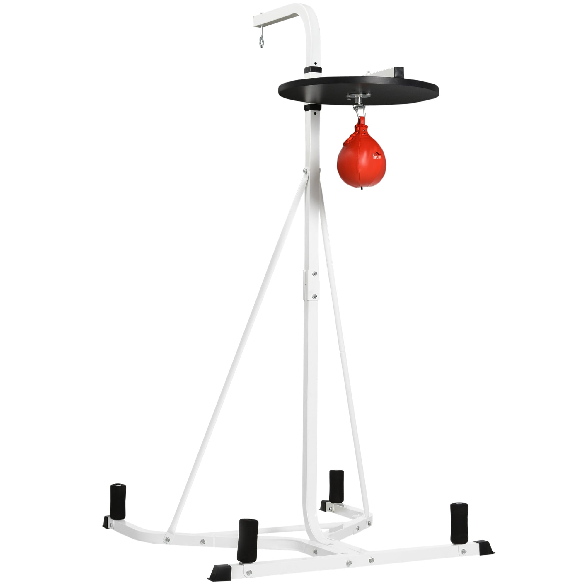 HOMCOM Free-Standing Speed Bag Boxing Platform Punch Bag Fitness Station Stand