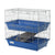 PawHut Metal 2-Tier Small Guinea Pigs Hutches Blue