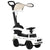 HOMCOM Mercedes-Benz G350 Ride-On Push Along Car Sliding Walker Foot to Floor Slider Stroller Toddler Vehicle with Horn Steering Wheel NO POWER White