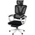 Vinsetto Mesh Office Chair, Reclining Desk Chair with Adjustable Headrest, Lumbar Support, Foot Rest, Swivel Wheels, Adjustable Height, Black