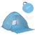 Outsunny Pop Up Beach Tent for 2-3 Persons, UV 30+ Protection Sun Shelter for Hiking and Patio, Blue