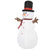 HOMCOM 6ft/1.82m Tall Giant Outdoor Indoor Inflatable Snowman Christmas Decoration for Lawn with Hat Scarf LED Lights