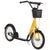 HOMCOM Kiddie Cruiser: Adjustable Scooter with Dual Brakes, Basket & Cupholder, 16" Inflatable Tyres, Tangerine Hue