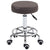 Vinsetto PU Leather Rolling Stool, Height Adjustable Stool Chair with Wheels for Salon, Massage, Spa, Grey