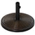 Outsunny Cantilever Parasol Base: Sturdy Cement Stand for Offset Patio Umbrellas, Fits 35mm/38mm/48mm Poles, Jet Black