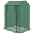 Outsunny Petite Greenhouse: Roll-up Doors, Ventilation Holes, Reinforced Green Cover, 100 x 80 x 150cm