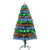 HOMCOM 5ft 150cm Green Fibre Optic Artificial Christmas Tree-Multi