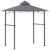 Outsunny 2.5M (8ft) New Double-Tier BBQ Gazebo Grill Canopy Barbecue Tent Shelter Patio Deck Cover - Grey