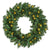 HOMCOM Christmas Wreath Decoration, 50 LED Lights