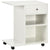 Vinsetto Printer Stand, Mobile, Rolling Cart, Desk Side with CPU Stand, Drawer, Adjustable Shelf, Wheels, White.