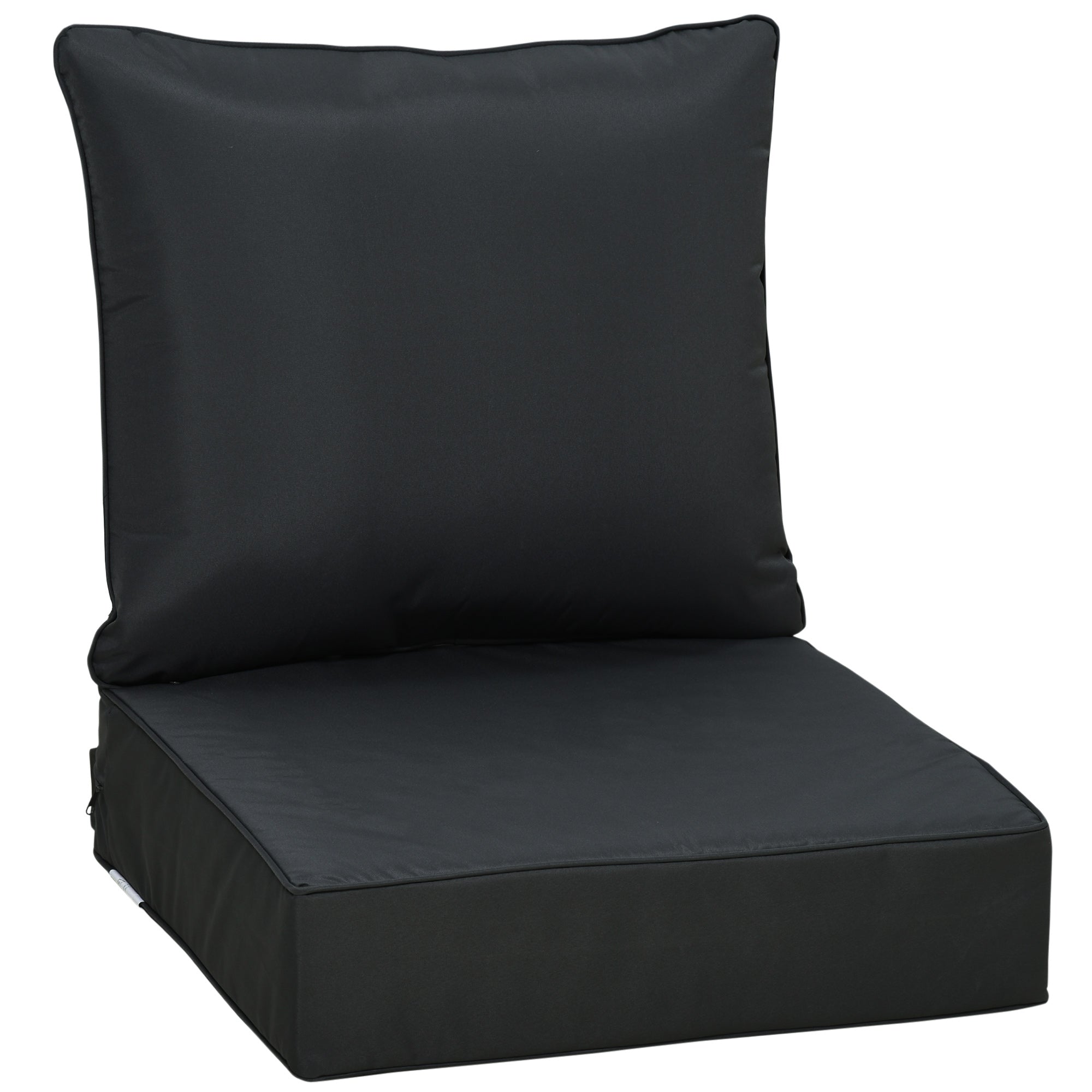 Outsunny Deep Seating Cushions: Plush Patio Furniture Replacements, Outdoor Comfort Redefined