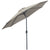 Outsunny 3(m) Tilting Parasol Garden Umbrellas, Outdoor Sun Shade with 8 Ribs, Tilt and Crank Handle for Balcony, Bench, Garden, Light Grey