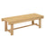 Outsunny 2-seater Outdoor Indoor Garden Wooden Bench Patio Loveseat Fir 110L x 38W x 35H cm Natural