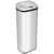 HOMCOM 50L Infrared Touchless Automatic Motion Sensor Dustbin Stainless Steel Trash Can Home Office