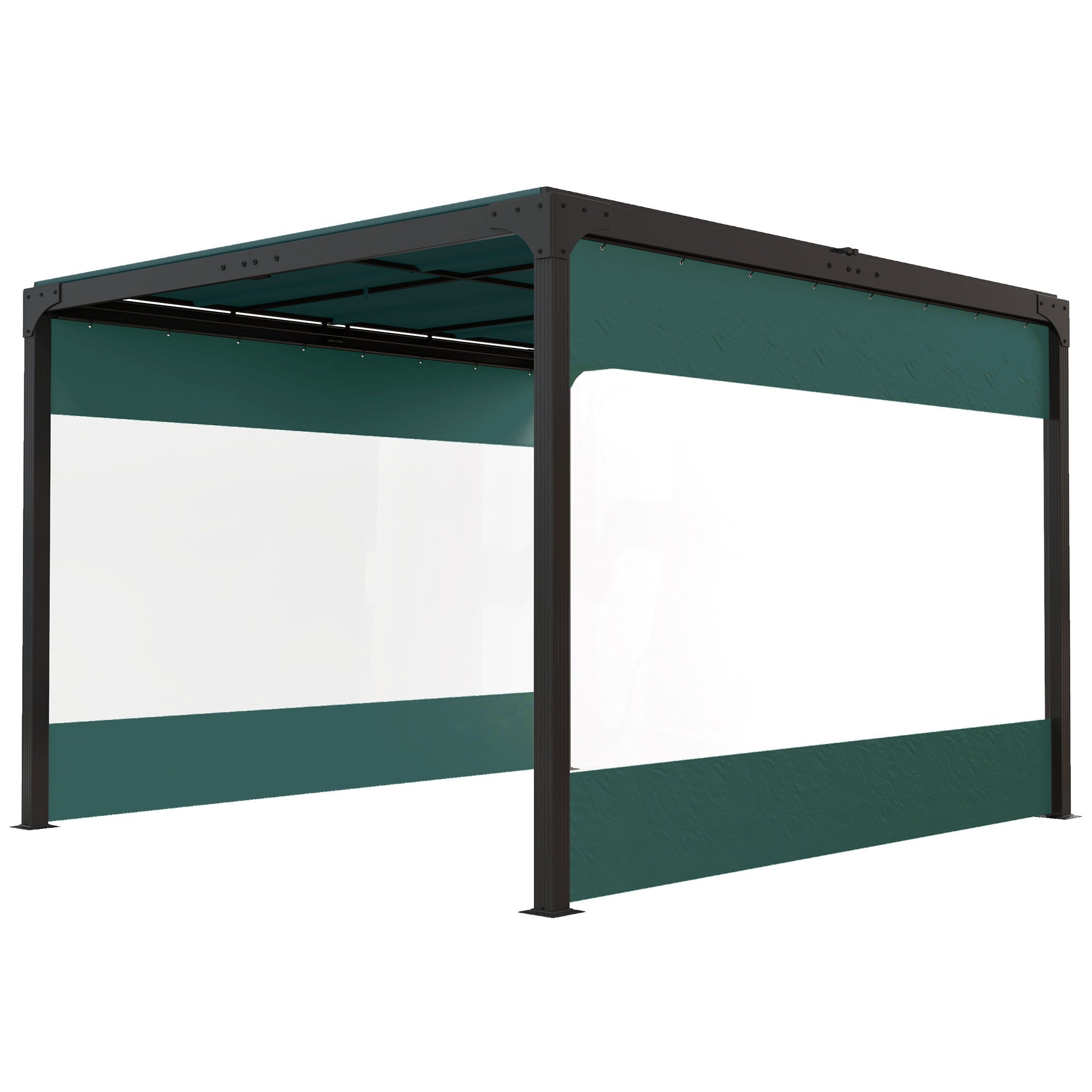 Outsunny Set of Two 3 x 2m Replacement Pergola Panels - Green