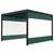 Outsunny Set of Two 3 x 2m Replacement Pergola Panels - Green