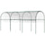 Outsunny Tunnel Tomato Greenhouse with 4 Hoops and Top Tap, Pointed Bottom and Guy Ropes, Clear