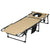 Outsunny Folding Sun Lounger with 5-level Reclining Back, Outdoor Tanning Chair with Reading Hole, Side Pocket, Headrest