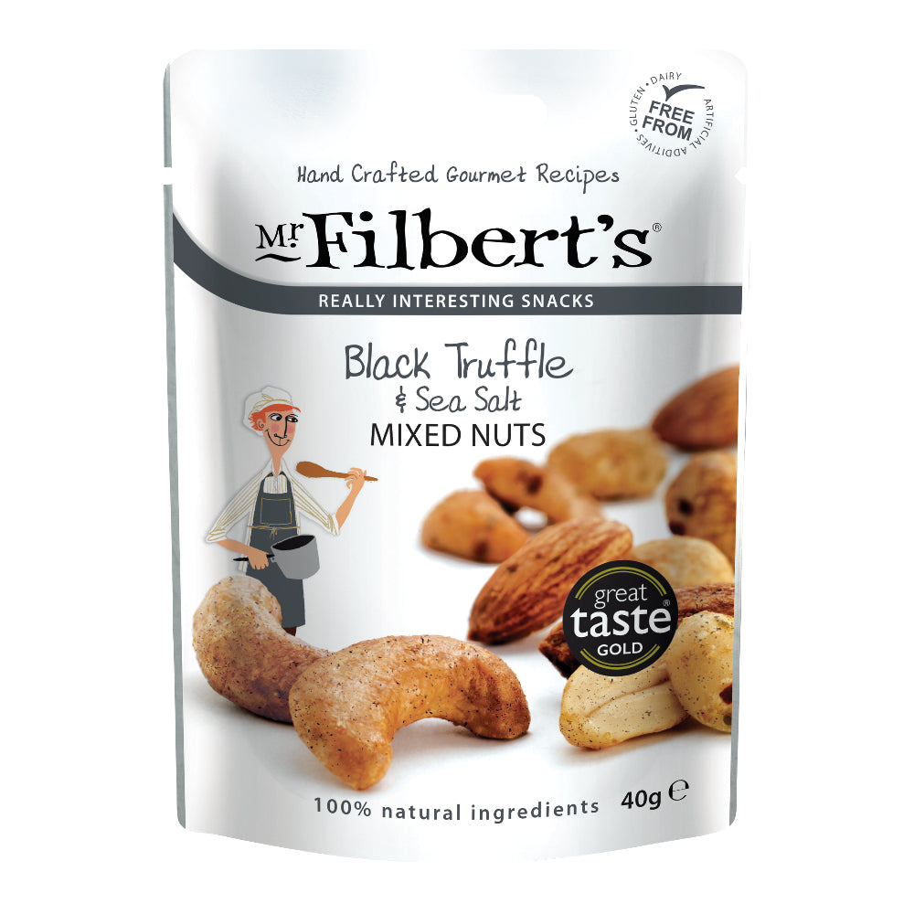 Mr Filbert's Black Truffle & Sea Salt Mixed Nuts (40g)