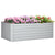 Outsunny Raised Beds for Garden, Galvanised Steel Outdoor Planters with Multi-reinforced Rods, 180 x 90 x 59 cm, Grey