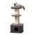 PawHut Multi-level Kitten Tower, Cat Tree Activity Centre with Sisal Scratching Posts, Condo, Plush Perches, Grey