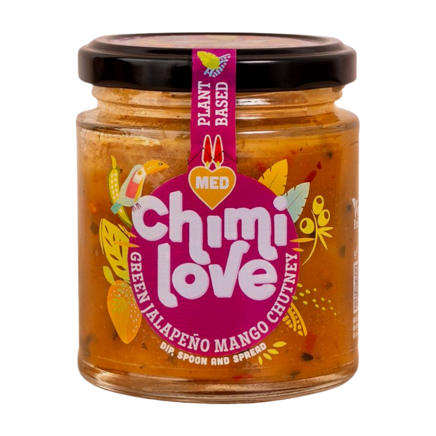 ChimiLove Medium Green Jalapeno & Mango Chutney (165g)