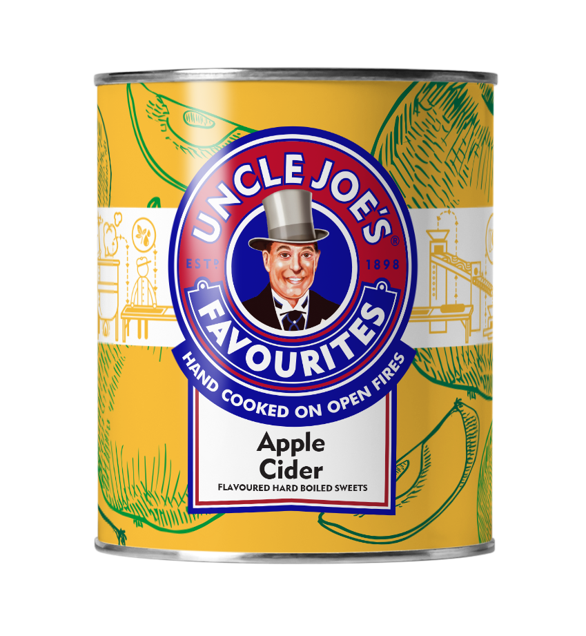 Uncle Joe's Apple Cider Boiled Sweets (120g)