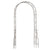 Outsunny Metal Decorative Garden Rose Arch Arbour Trellis for Climbing Plants Support Archway Wedding Gate 120L x 30W x 226H (cm)