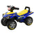 HOMCOM Kids Quad Bike Walker with Engaging Sound Effects, Sturdy PP Construction, Vibrant Yellow & Blue