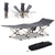 Outsunny Portable Folding Camping Cot, Single Person Sleep Bed, Lightweight with Carry Bag, Ideal for Outdoor Adventures