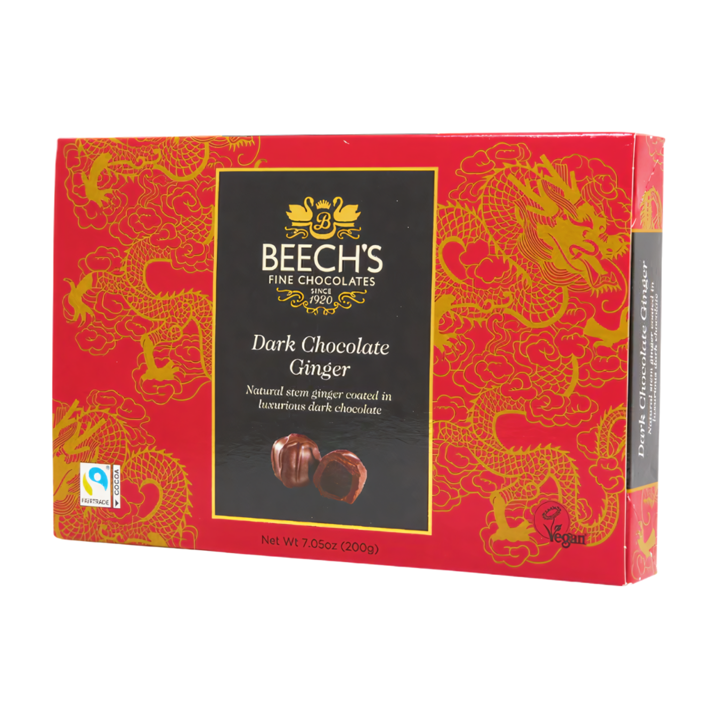 Beech's Fine Chocolates Dark Chocolate Gingers (200g)