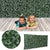 Outsunny Artificial Leaf Screen Panel, 2.4x1 m-Dark Green