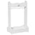 HOMCOM Kids Wood Clothes Rack Hall Tree with Storage Shelves Children Garment Rack Freestanding Wardrobe for 3-8 Years Toddler, White