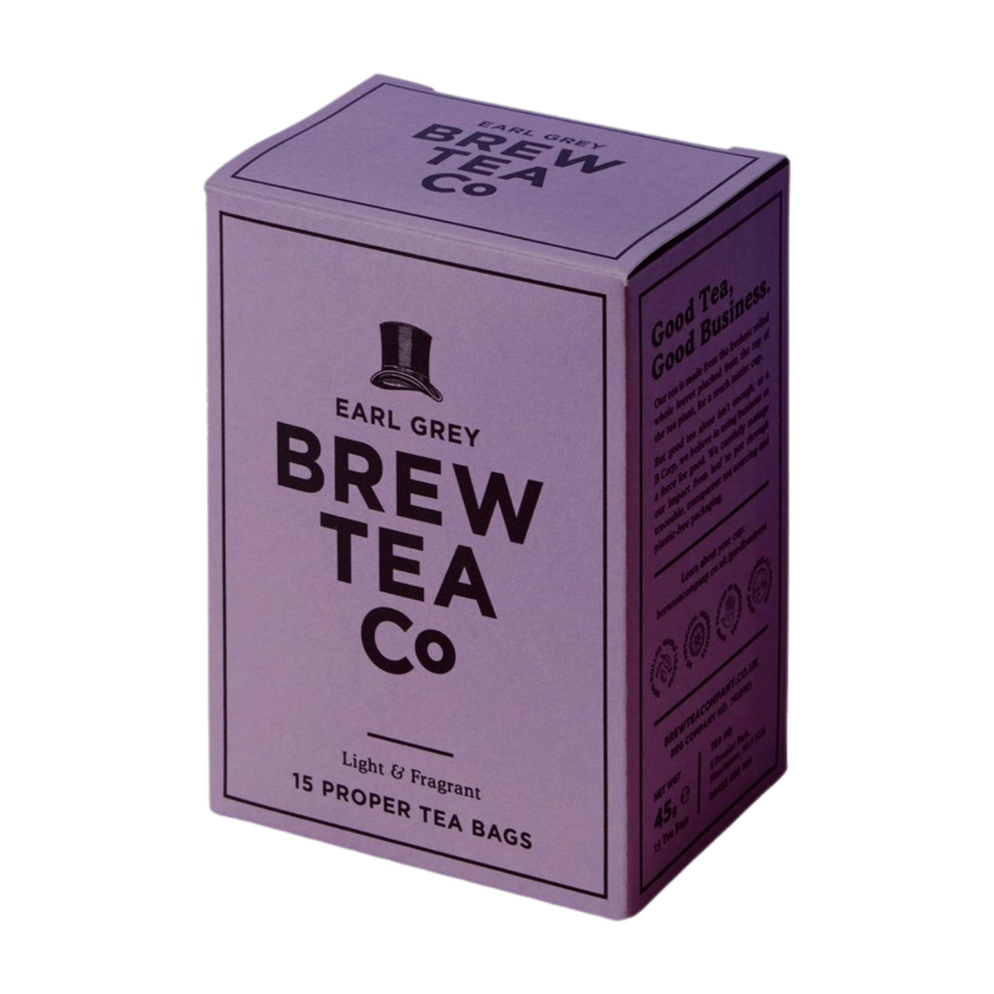 Brew Tea Co Earl Grey Tea Bags (15 Tea Bags)