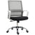 Vinsetto Ergonomic Office Chair Adjustable Height Breathable Mesh Desk Chair w/Armrest and 360° Swivel Castor Wheels Black