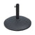 Outsunny 25kgs Round Umbrella Base Concrete Parasol Weight Stand Patio Outdoor Black Dia 50cm