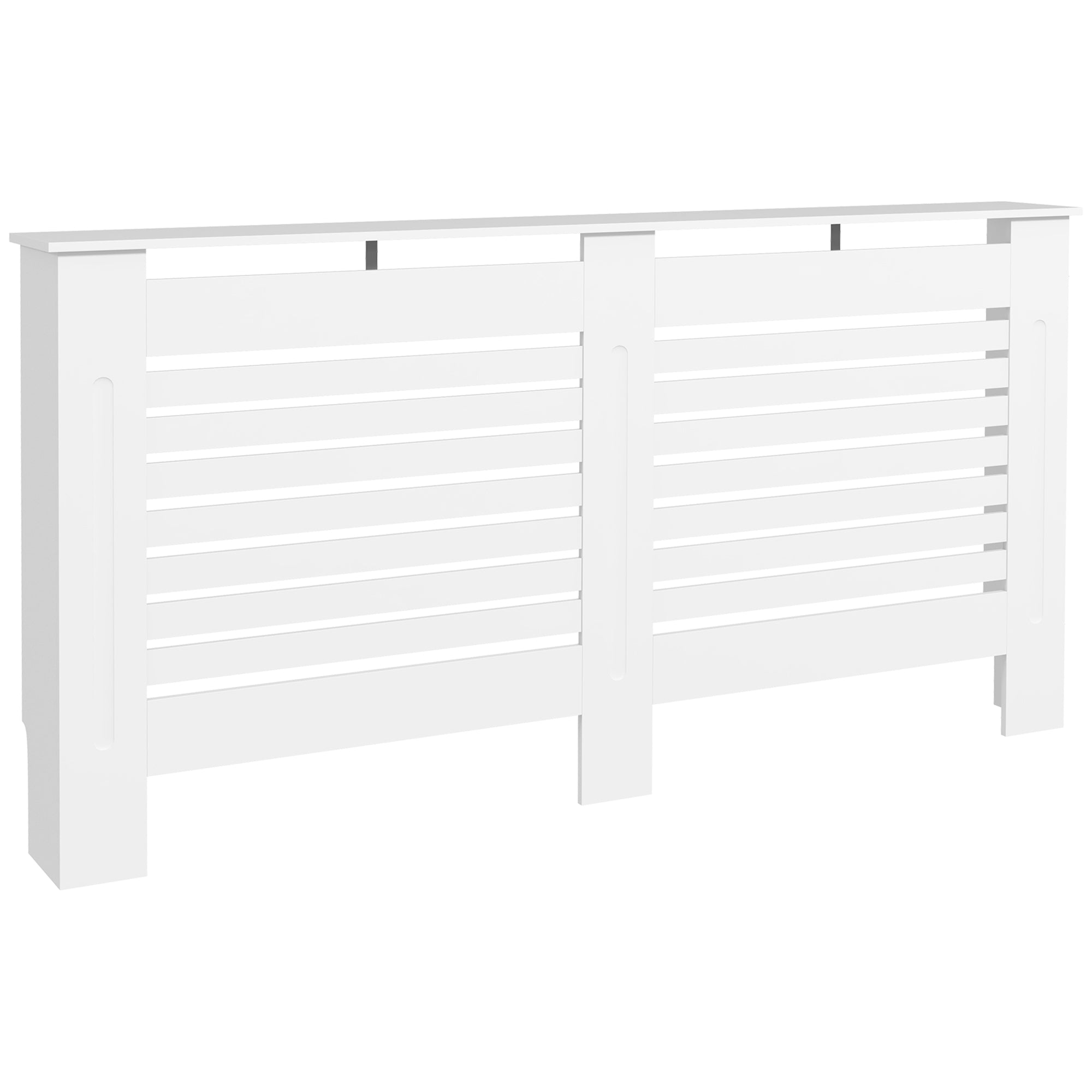 HOMCOM 152Lx19Wx81H cm MDF Radiator Cover-White