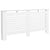 HOMCOM 152Lx19Wx81H cm MDF Radiator Cover-White