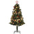 HOMCOM 5ft Pre-Lit and Decorated Christmas Tree | Aosom UK