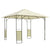 Outsunny 3x3m Garden Gazebo, Metal Frame, Water-resistant PE Canopy, Ideal for Parties & BBQs, Cream