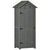 Outsunny Garden Shed Vertical Utility 3 Shelves Shed Wood Outdoor Garden Tool Storage Unit Storage Cabinet, 77 x 54.2 x 179cm - Grey