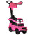 HOMCOM Mercedes-Benz G350 Push Car: Toddler Foot-to-Floor Slider with Steering Wheel, Pink