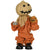 HOMCOM 80cm Halloween Scarecrow Decoration, Outdoor Activated Prop with Light Up Eyes, Sound Activated