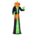 HOMCOM 9FT Inflatable Halloween Pumpkin Ghost with Build-in LED,  Outdoor Lighted Blow Up Inflatables for Party Indoor,Garden, Lawn