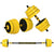 HOMCOM 25KGS Dumbbell & Barbell  Adjustable Set Plate Bar Clamp Rod Home Gym Sports Area Exercise Ergonomic