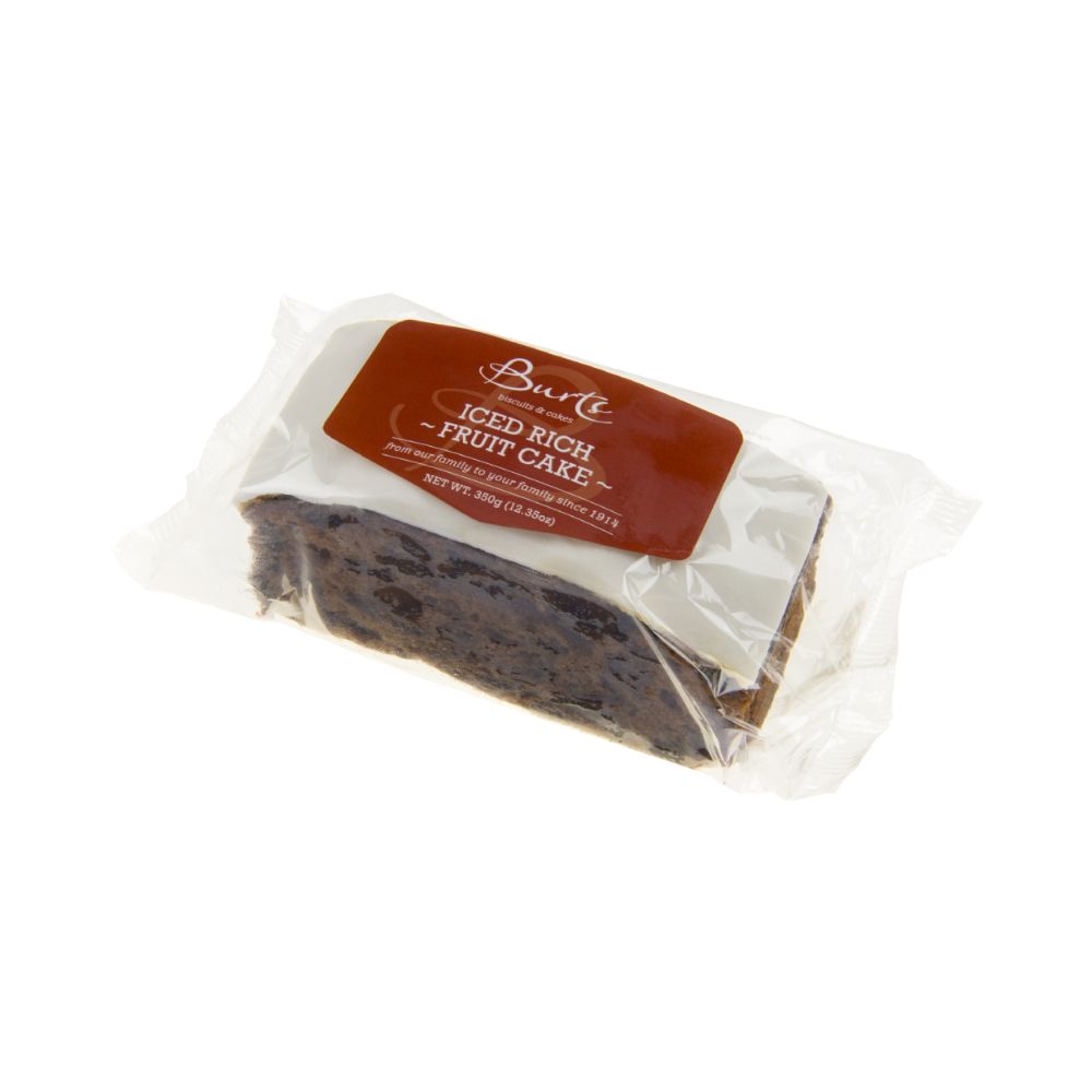 Burt's Iced Rich Fruit Cake (350g)